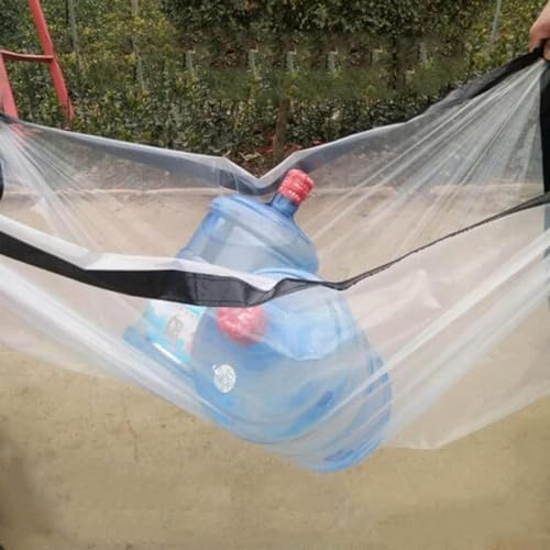 7x7 FT Clear Waterproof PVC Tarpaulin for Garden Pavilion W36389
