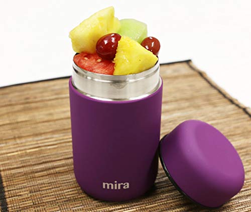 MIRA Insulated Food Jar Thermos 13.5 oz, Pink P7143