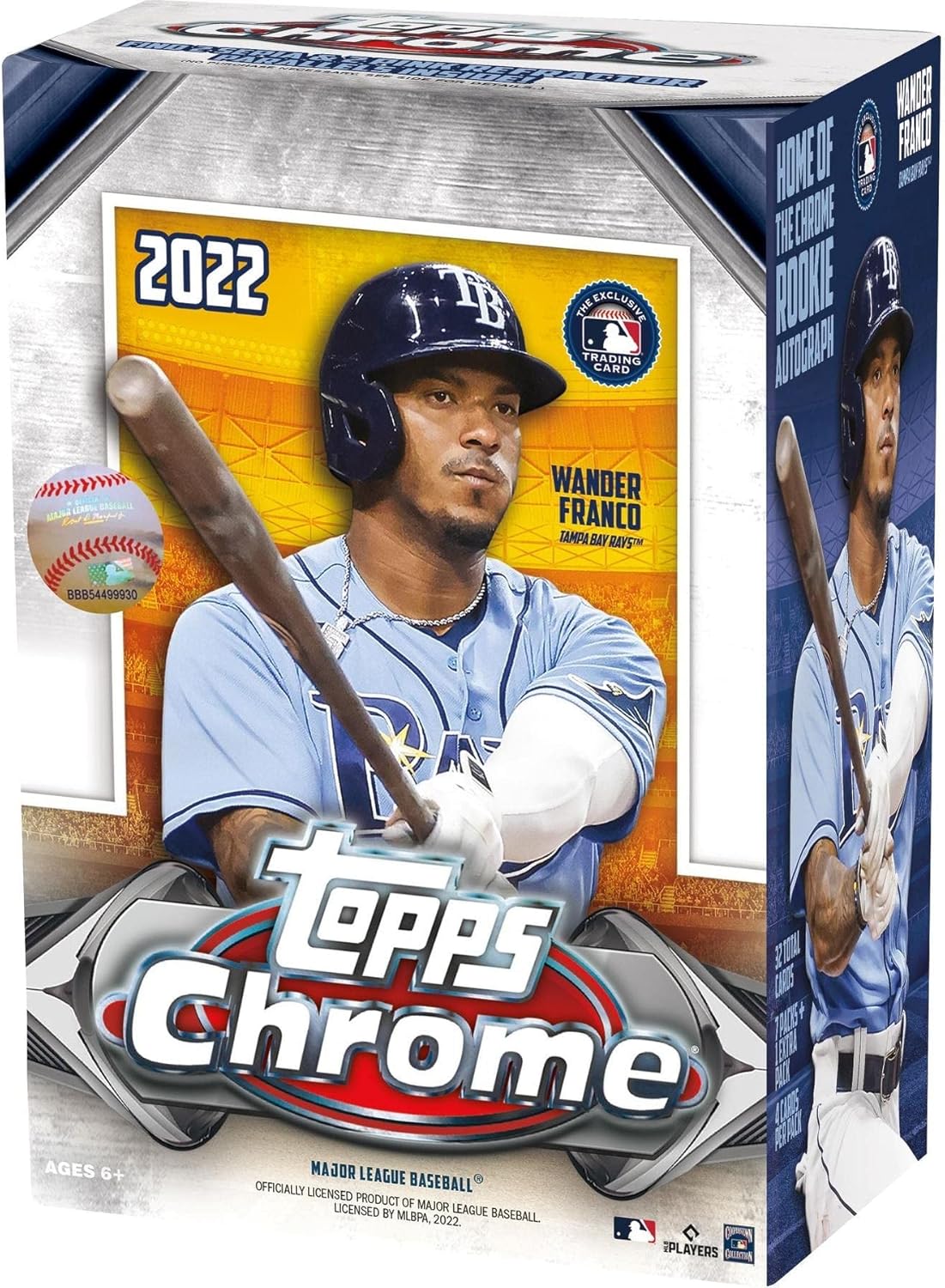 2022 Topps Chrome Baseball 8-Pack Blaster Box Superior Sports Investments