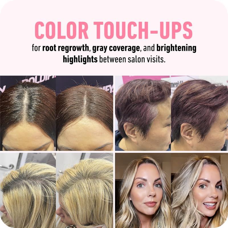 BOLDIFY Hairline Powder Root Touch Up for Thinning Hair, Stain-Proof 48H, Light Brown H531686