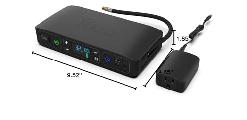 HALO Bolt Air+ Portable Jump Starter with Air Compressor and Power Bank N9297