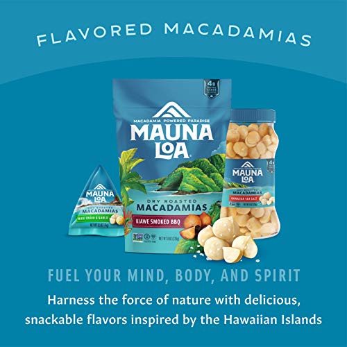Mauna Loa Roasted Macadamia Nuts, Hawaiian Sea Salt, 6 Oz Jar L686