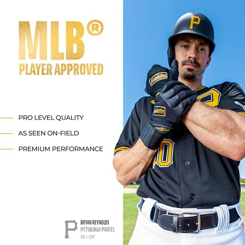 Franklin Sports MLB Batting Gloves - Infinite Powerstrap Baseball & Softball Gloves T2793