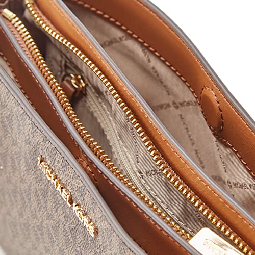 Michael Kors Trisha Leather Medium Triple Compartment Crossbody K94361