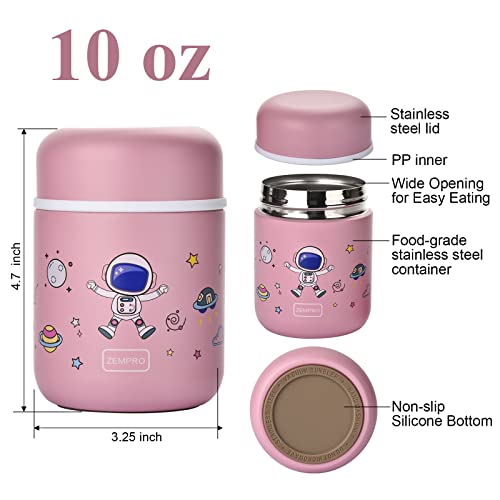 Galaxy Series 10 oz Stainless Steel Insulated Food Jar (Pink) S7065