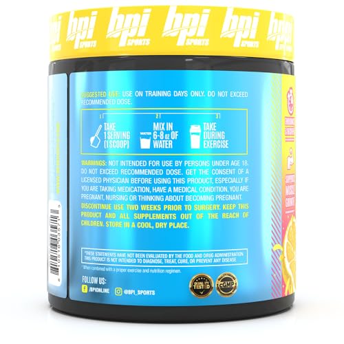 BPI Sports BCAA Pump - BCAA Powder Intra Workout Drink, Lemon Squeeze, 25 Servings O30876