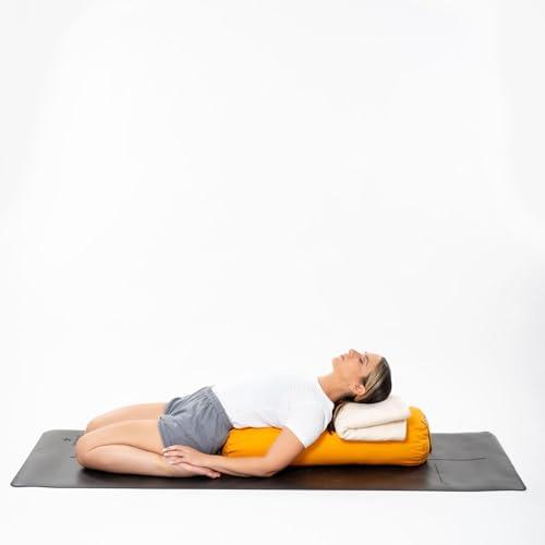 Iyengar Round Cotton Yoga Bolster for Back Support J600271