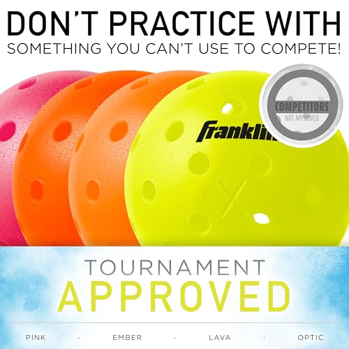 Franklin Sports X-40 Pickleball Balls - USAPA Approved A38407