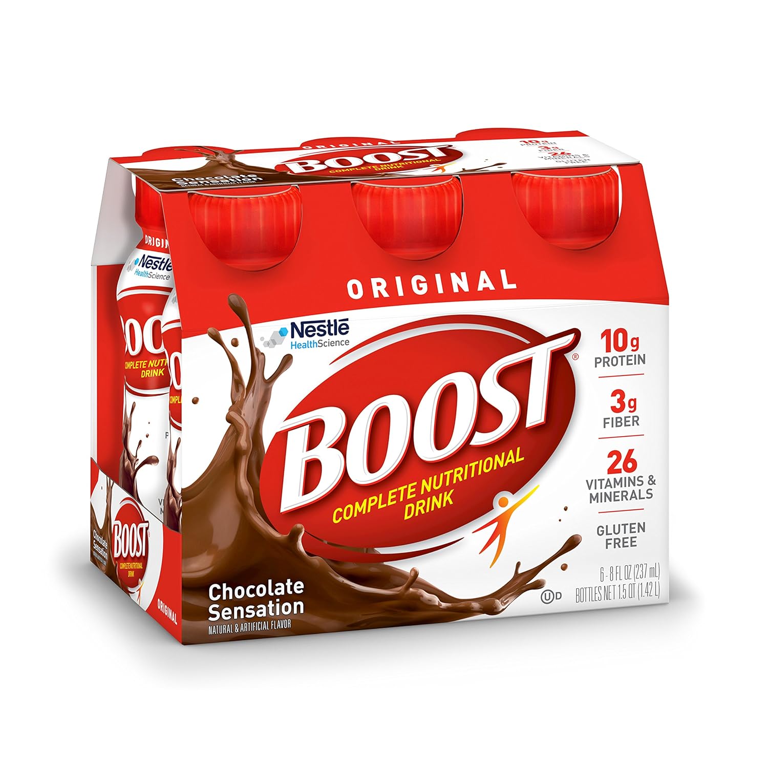 Boost Complete Nutritional Drink, Rich Chocolate, 12 Count C3360