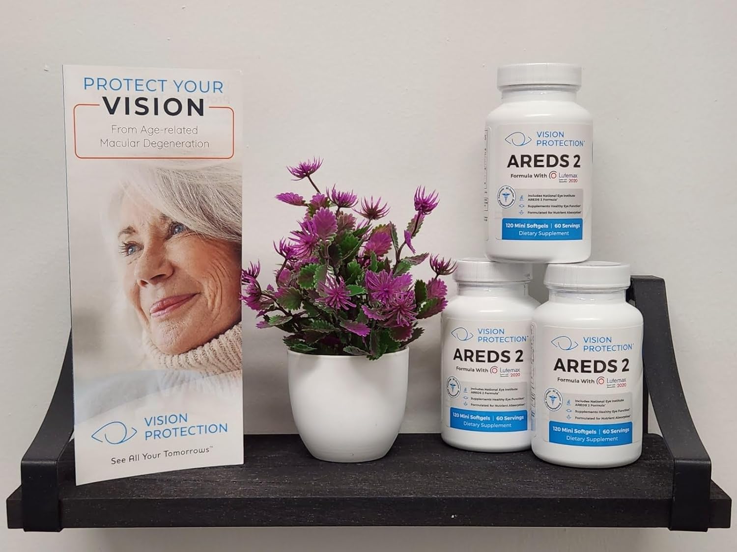 AREDS 2 Eye Vitamin & Mineral Supplement with Lutemax 2020, 120 Mini Softgels S80070