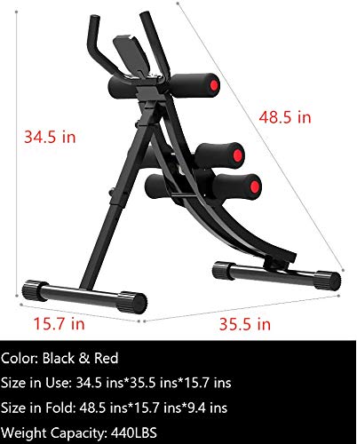AB Workout Machine Foldable Core & Abdominal Trainer L2542