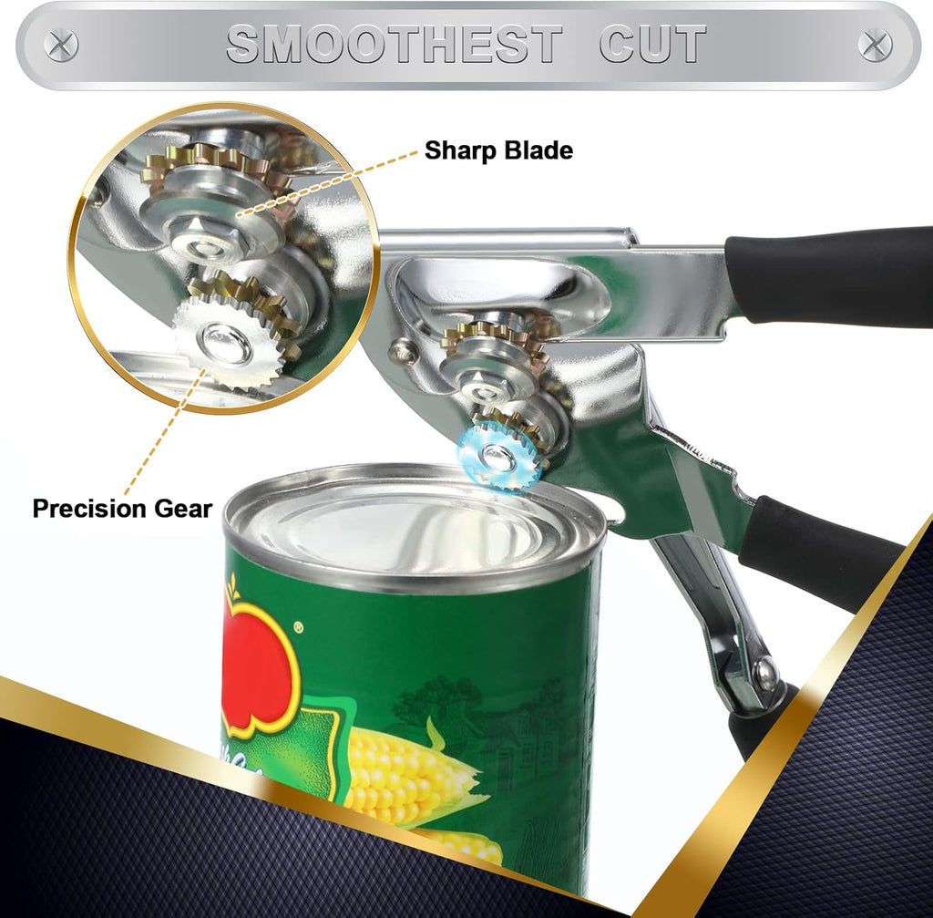 Commercial Can Opener Manual Heavy Duty Stainless Steel for #10 Bulk Cans B9227