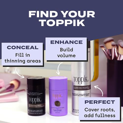 Toppik Colored Hair Thickener Spray for Root Touchup, 5.1 oz A1437
