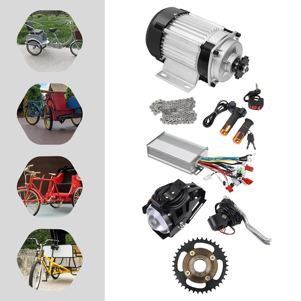 750W Electric Brushless Geared Motor Kit for E-Tricycle Conversion N8071