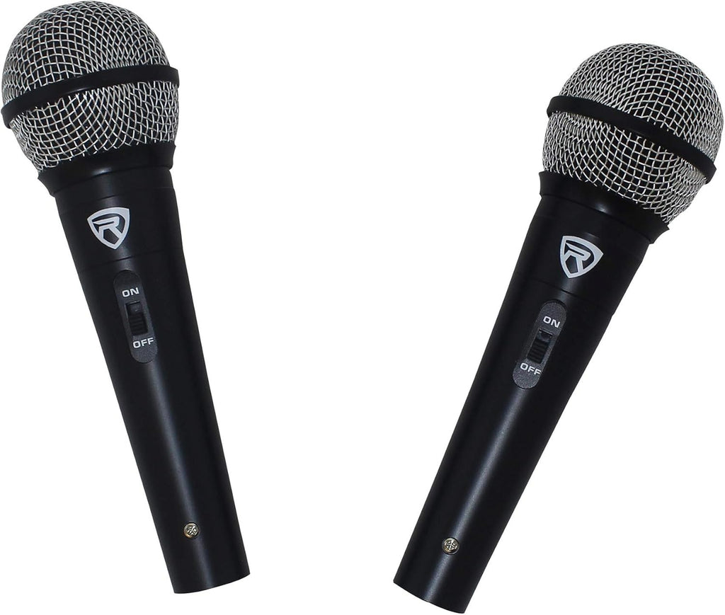 Rockville RPG2X12 PA System with 12" Speakers, Stands, Mics, Bluetooth K23615
