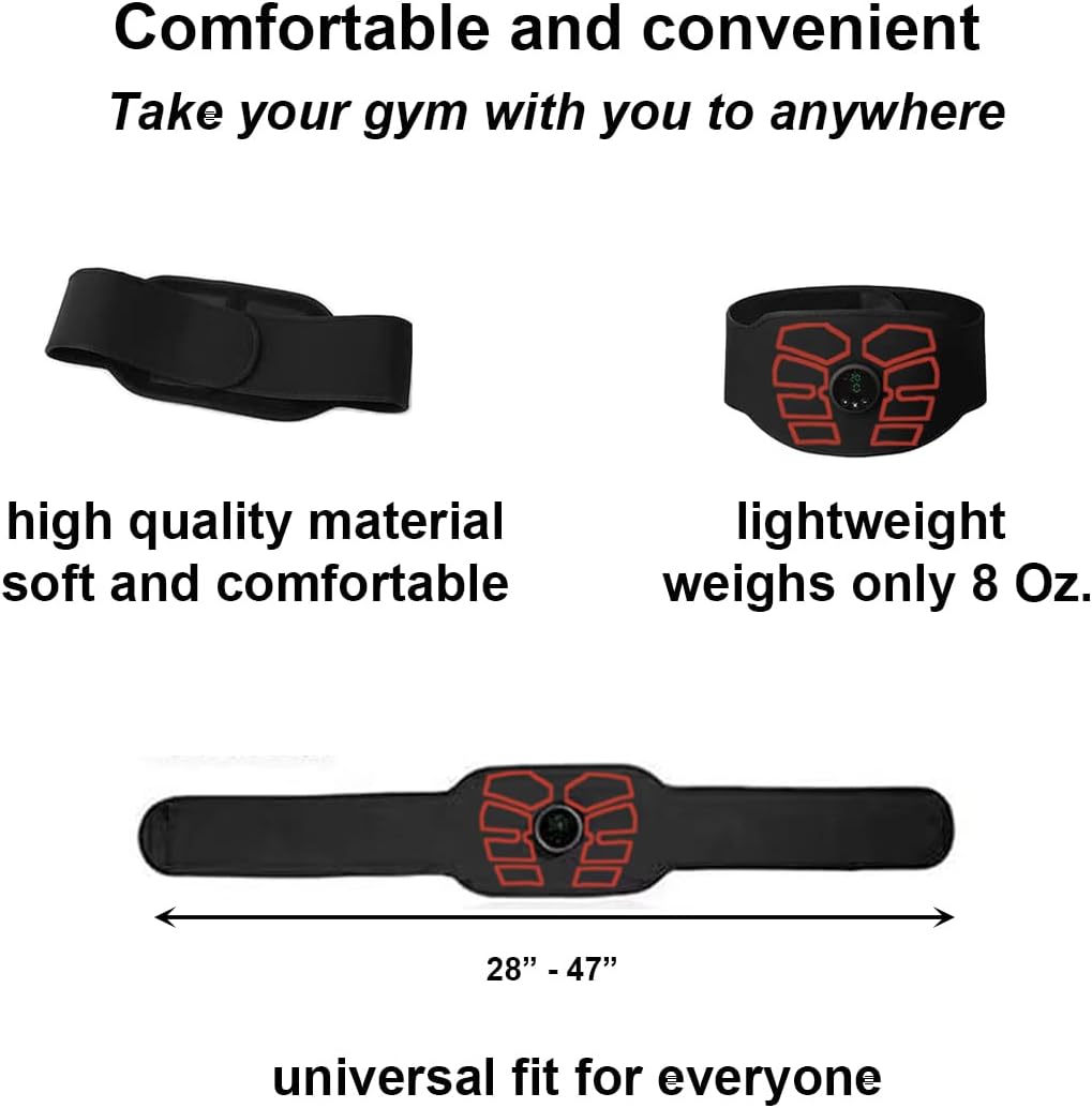 EMS Muscle Stimulator Abdominal Toning Belt V38197
