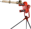 HEATER SPORTS Deuce 75 MPH Two Wheel Baseball Pitching Machine for Kids, Teens, Adults, and Teams, Uses Pitching Machine Baseballs & Real Baseballs, Includes Automatic Ballfeeder
