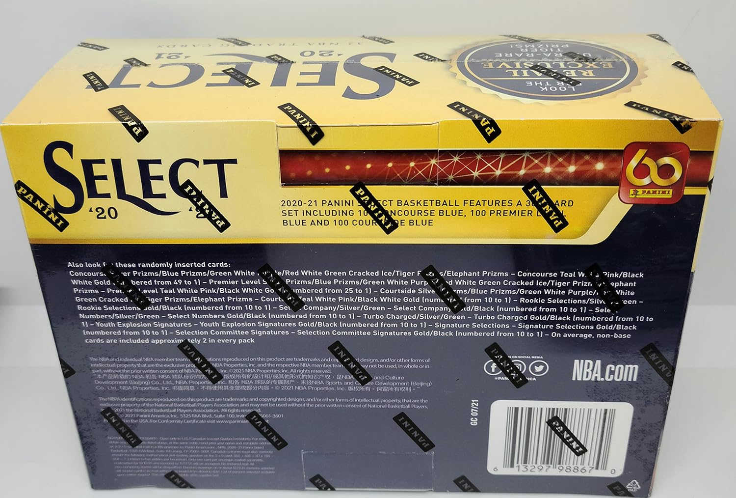 2020-21 Panini Select NBA Basketball Mega Box Z3709