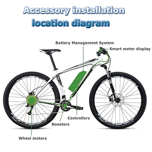 Electric Bicycle Conversion Kit 26" Rear Wheel 48V 1500W with LCD Display O12165