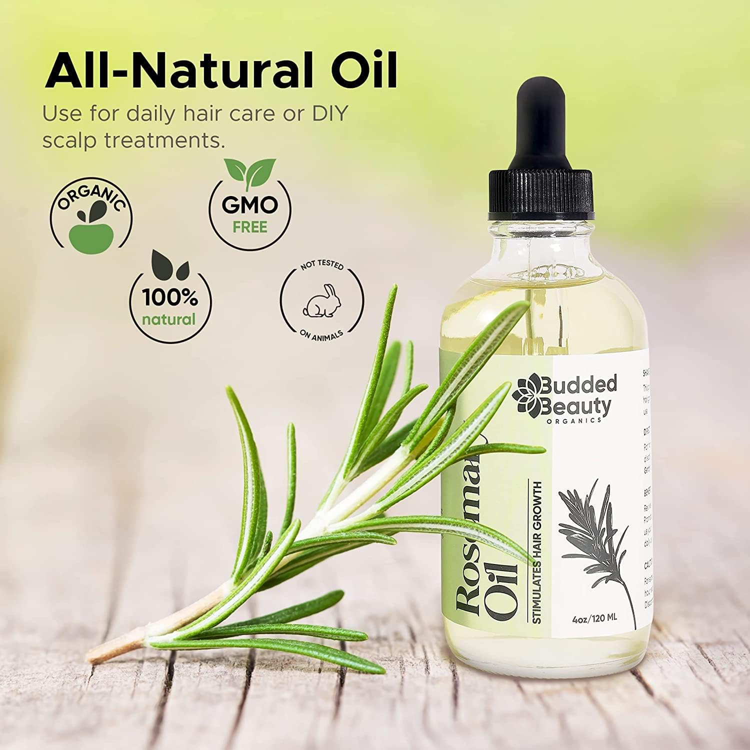 Rosemary Oil for Hair Growth with Dropper D64132