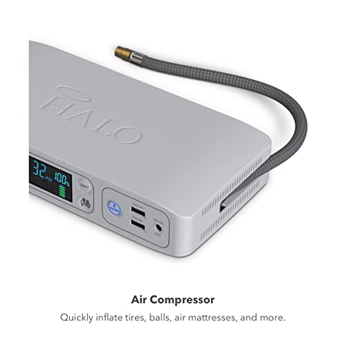 HALO Bolt Air+ Portable Jump Starter with Air Compressor and Power Bank N9297