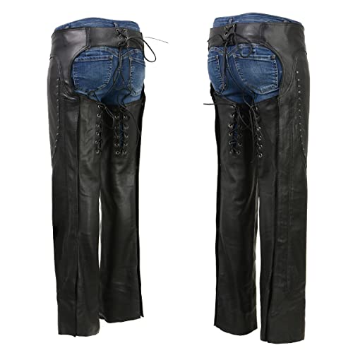 Milwaukee Leather Women's Low-Rise Motorcycle Chaps ML1186 P8657