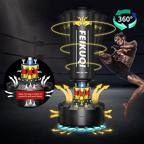 Freestanding Punching Bag with Stand for Adults, 70" 205lbs D6332