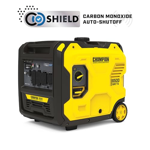 Champion Power Equipment 6500-Watt Portable Inverter Generator with CO Shield Y8236