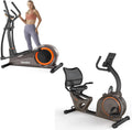 Niceday Elliptical Machine & Recumbent Exercise Bike,16 Resistance Levels and 400LB Weight Limit