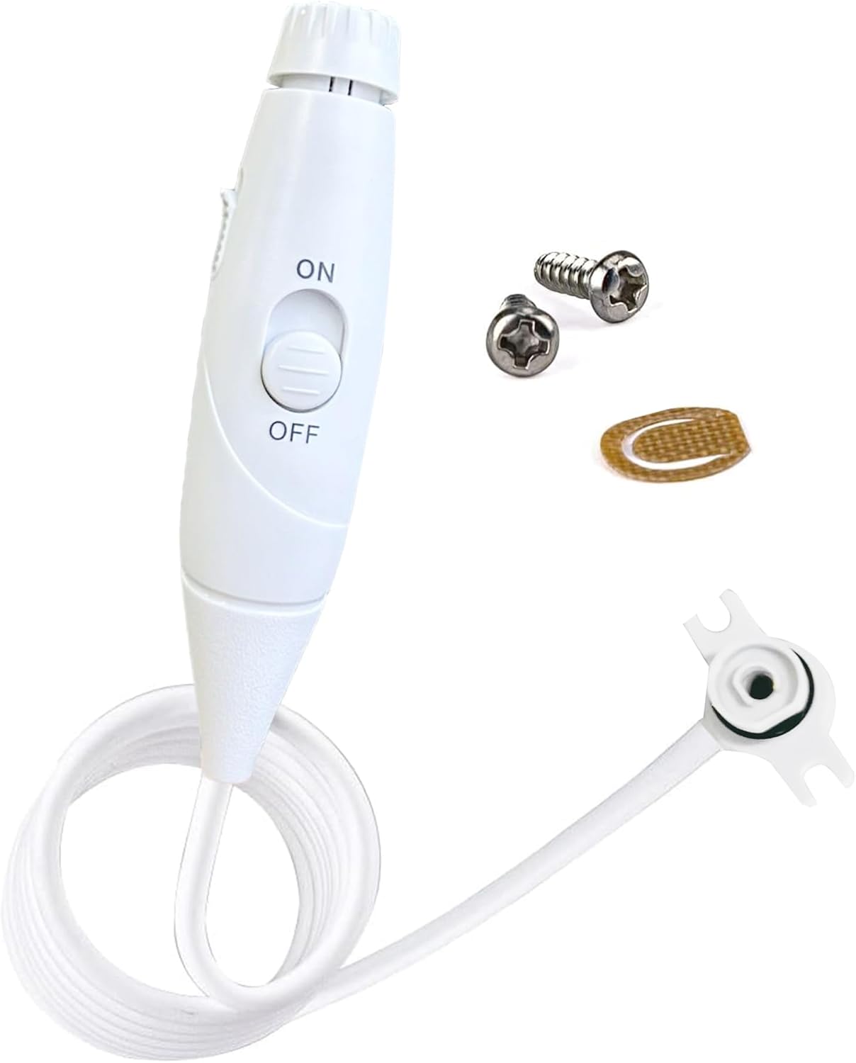 Oral Hygiene Accessories Replacement Hose and Handle Parts Compatible with Waterpik' Water flosser WP-100 WP-300 WP-660 WP-900, Pack of 1 Handle Hose