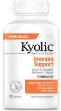 Kyolic Aged Garlic Extract Formula 103 Immune Support, 200 Capsules (Packaging May Vary)