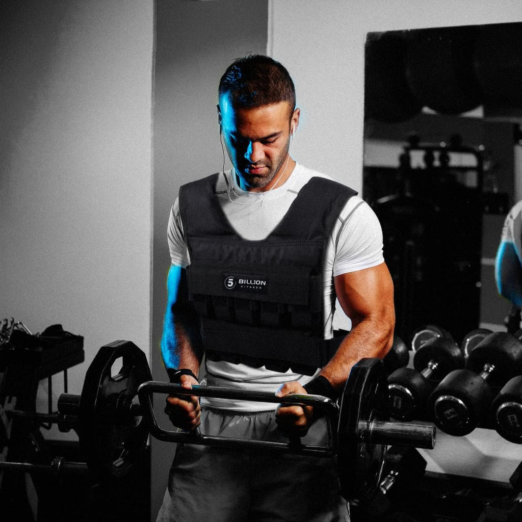 Adjustable Weighted Vest 0-44lbs for Men Women Strength Training W93168