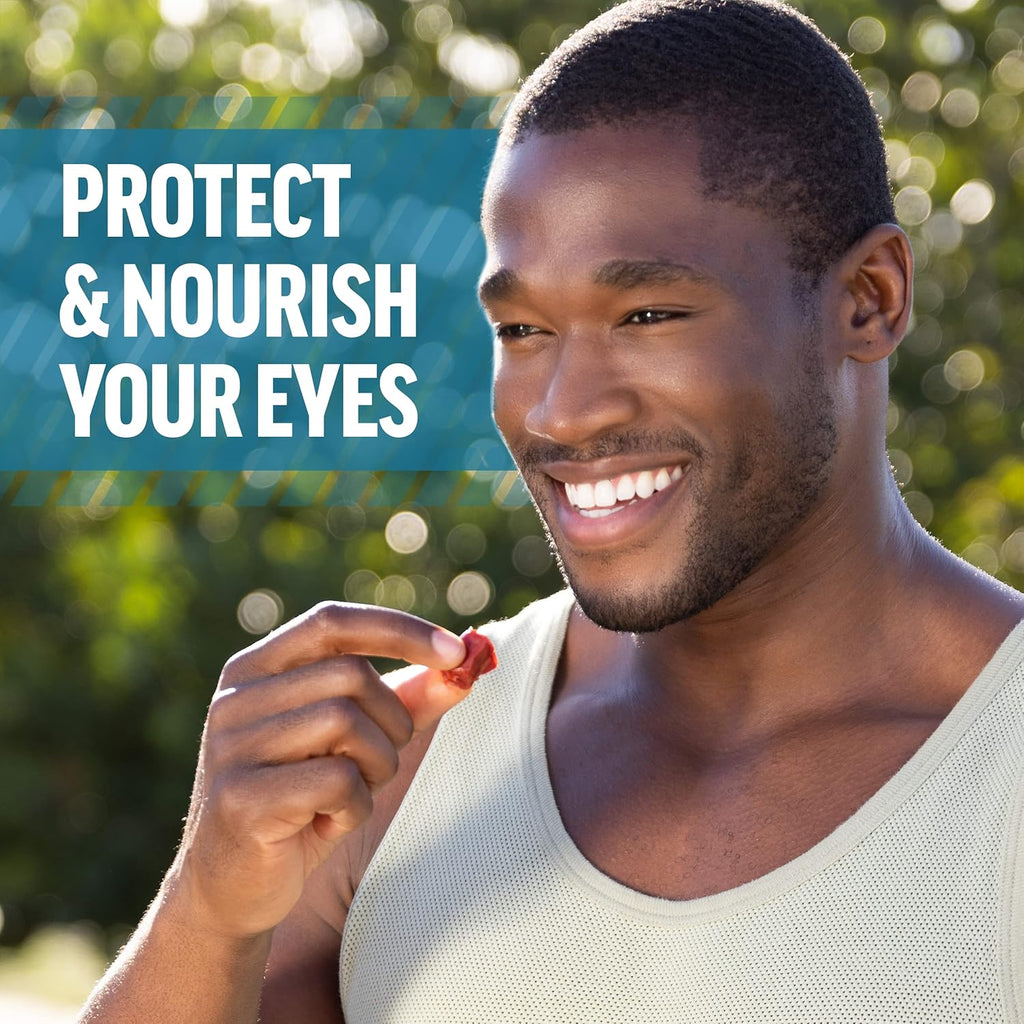 FORCE FACTOR AREDS2+ Eye Vitamins with Lutein & Zeaxanthin, Tropical Punch, 60 Soft Chews M698555