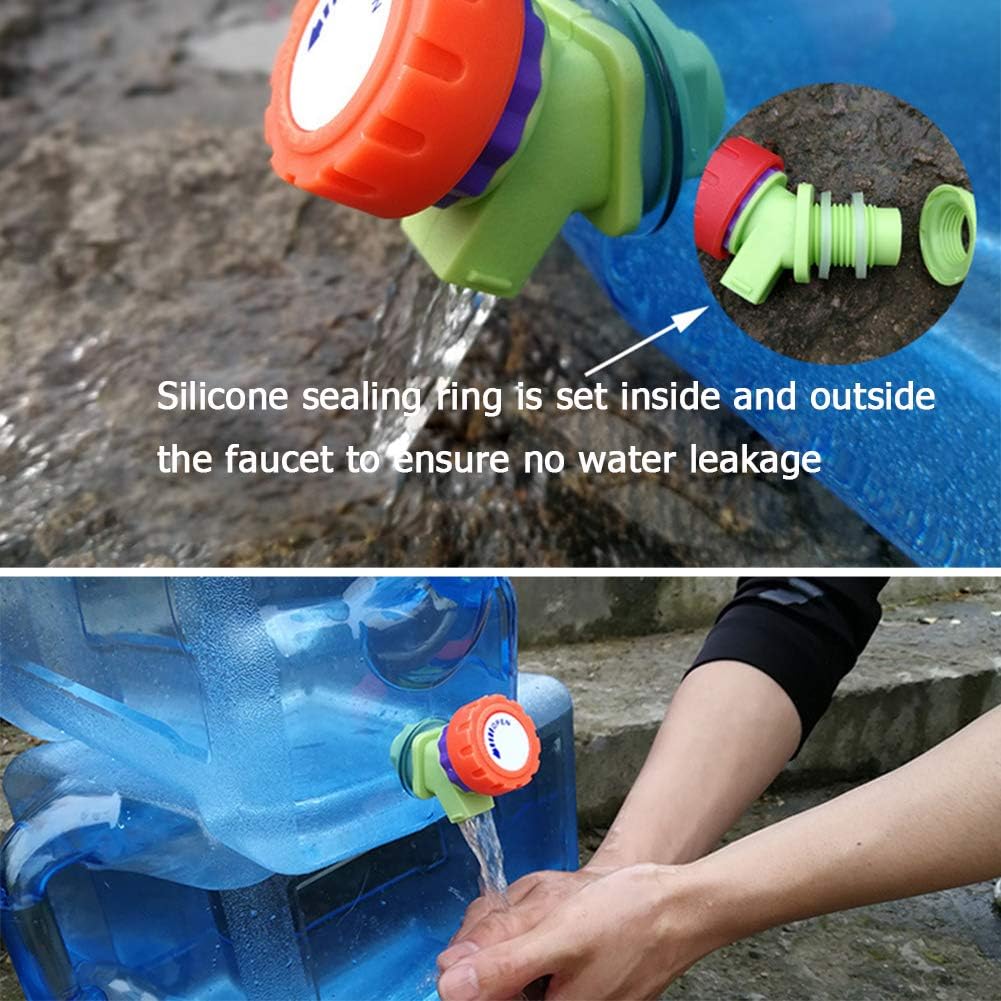 Orgone Water Storage Container with Faucet for Camping N5045