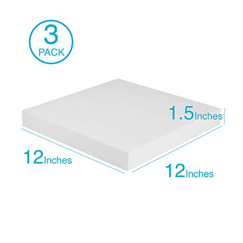 Silverlake Craft Foam Block 12x12x1.5 EPS Polystyrene 3 Pack I2684