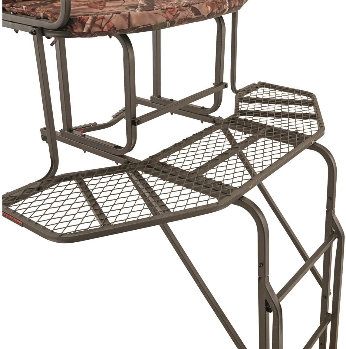 Guide Gear 20' 2-Man Ladder Tree Stand with Hunting Blind I921