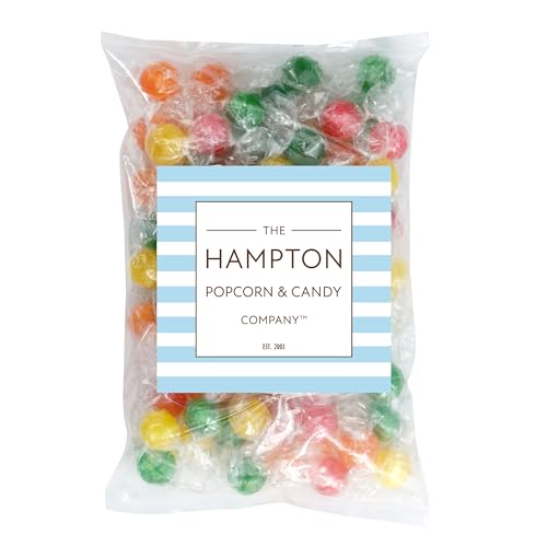 Assorted Sour Candy Balls, 1 Pound Bulk, Individually Wrapped Hard Candy D47882