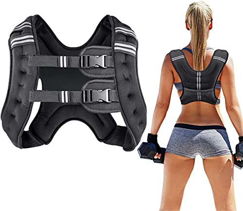 Prodigen Running Weight Vest for Men Women Kids 8 12 16 20 25 30 Lbs Weights Included, Body Weight Vests for Training Workout, Jogging, Cardio, Walking,Elite Weighted Vest Workout Equipment