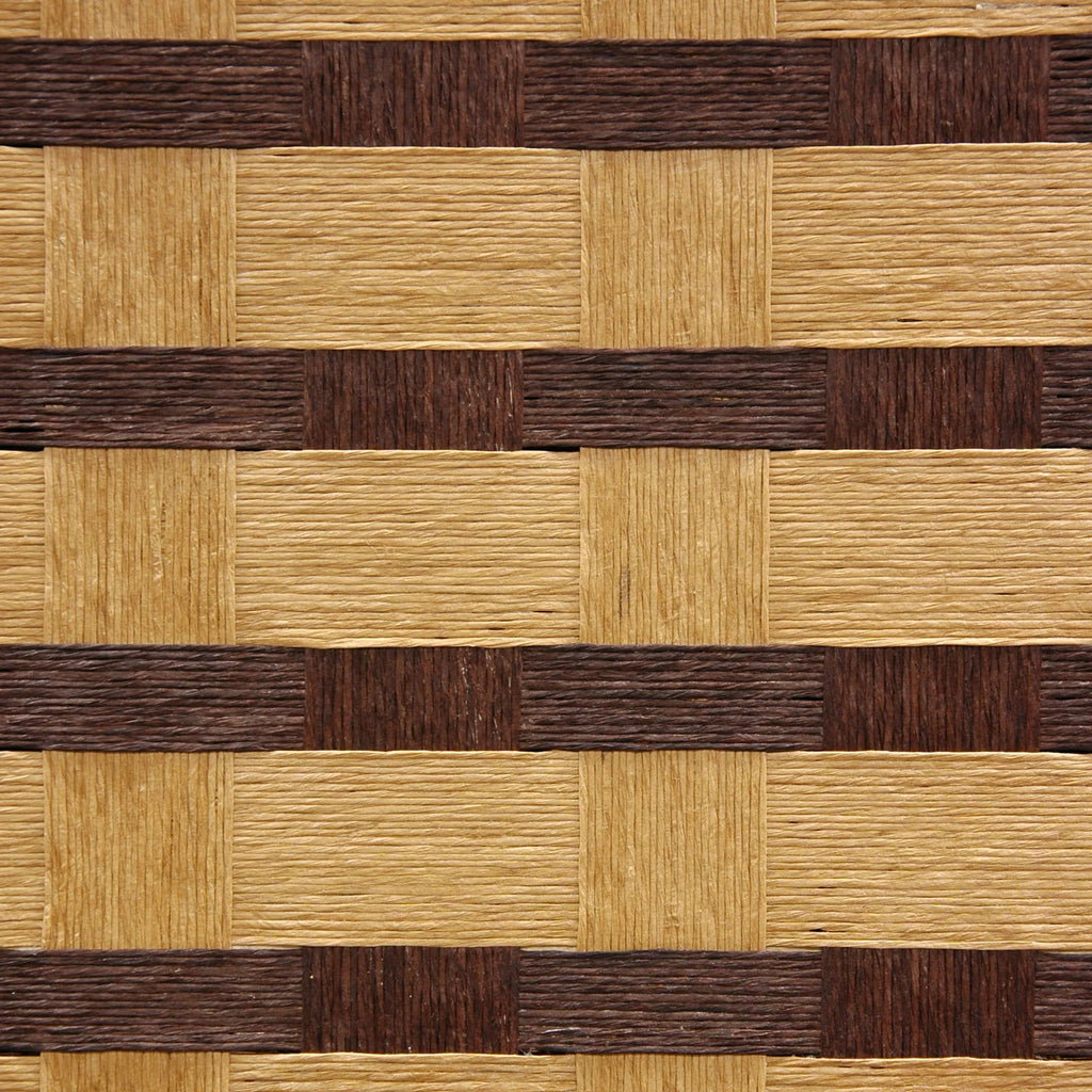 Oriental Furniture 6 ft. Tall Two Tone Natural Fiber Room Divider 4 Panel T8815