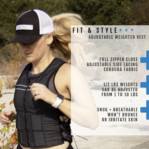 Hyper Vest FIT women weighted vest 10 lbs adjustable I203955