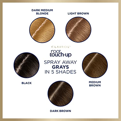 Clairol Root Touch-Up by Nice'n Easy Temporary Hair Coloring Spray, Medium Brown T38999