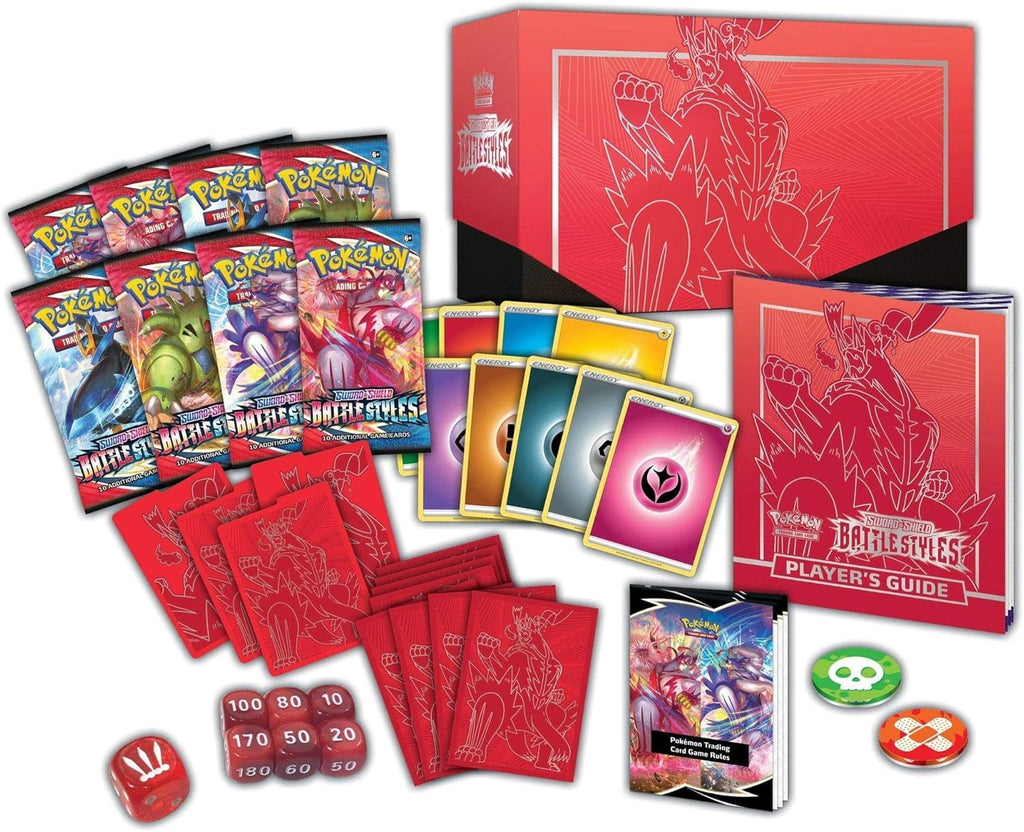 Pokemon TCG Sword & Shield Battle Styles Elite Trainer Box Red R2390