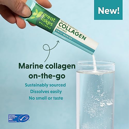 Great Lakes Wellness Collagen Peptides Powder, Unflavored, 10 oz I766