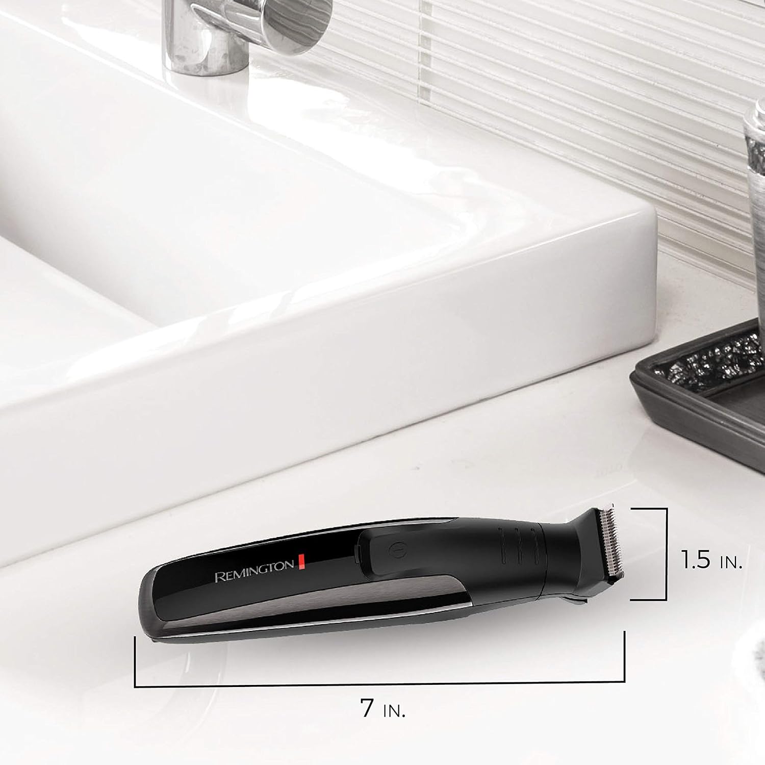 Remington PG6171 The Crafter Beard Trimmer Grooming Set, Platinum, 11 Pieces U3033