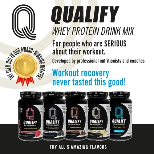 Whey Protein Powder Drink Mix, Wild Strawberry, Gluten Free, 25g Protein, 1.65lb D7688