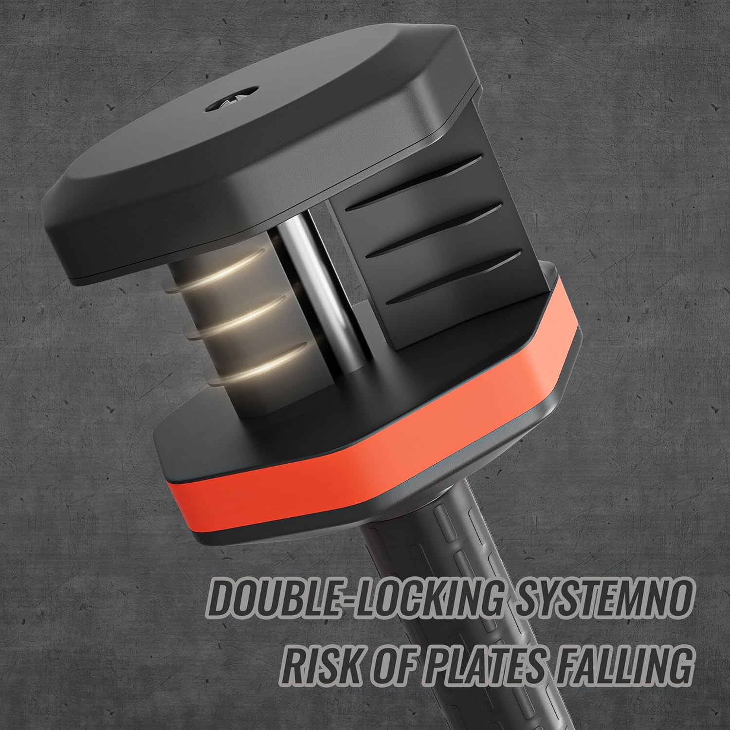 55LB 5-in-1 Single Adjustable Dumbbell with Anti-Slip Metal Handle Y290