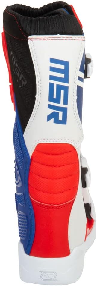 MSR Youth M3X Motocross Boots Red/White/Blue Y78250