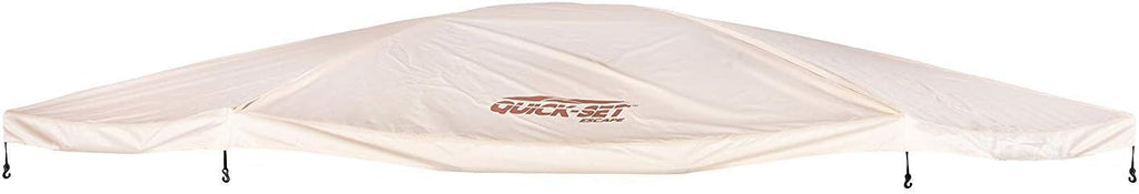 CLAM Quick-Set Outdoor Portable Escape Sky/Sky Camper Screened Gazebo Canopy Tent Rain Fly Tarp with Carry Bag, Cover Only, Tan