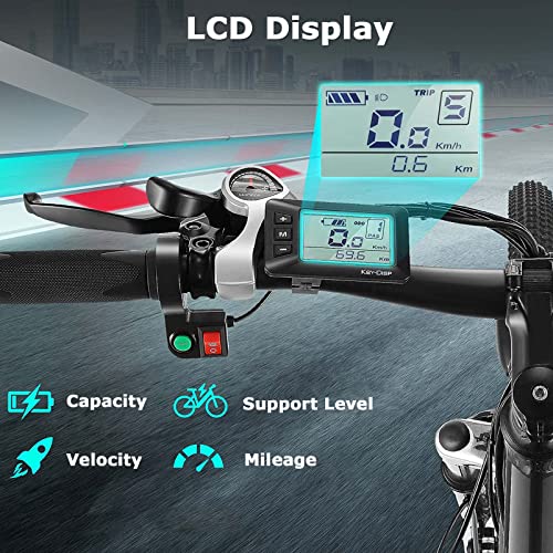 Electric Bicycle Conversion Kit 26" Rear Wheel 48V 1500W with LCD Display O12165
