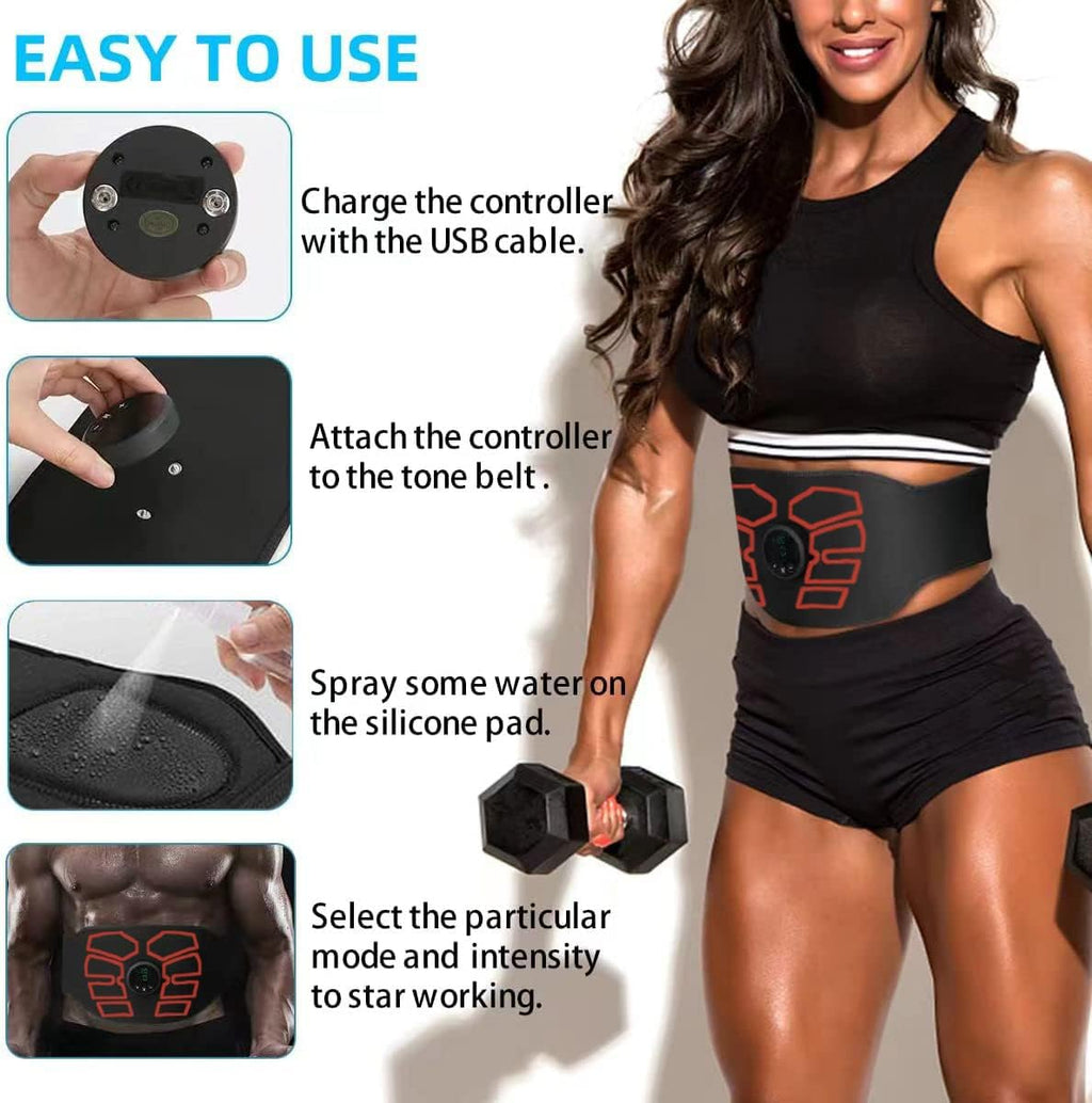 EMS Muscle Stimulator Abdominal Toning Belt V38197